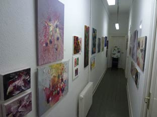 Ausstellungsrundgang in den Ateliers der wfk